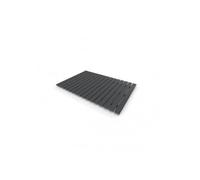 Caillebotis rectangulaire gris