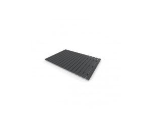 Caillebotis rectangulaire gris