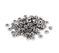 CAIONPLE 100 Pieces M3 DIN934 ecrou de fixation metrique a hexagonale en 304 acier inoxydable pour Boulon