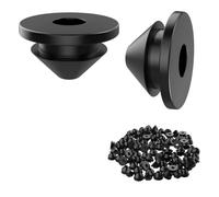 CAIONPLE Lot de 100 rondelles en caoutchouc pour garde-corps de câble 1/8, 5/32, 3/16 pour poteaux de garde-corps en métal