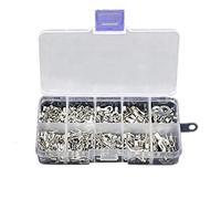CAIONPLE Lot de 320 pinces 10 en 1 non isolées - Fourche annulaire - Type U - Bornes en laiton