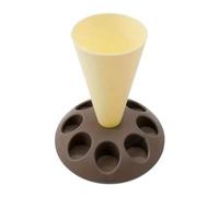 CAIONPLE Support de Poche à Douille, Support de Poche à Douille avec 8 Douilles à Fentes, Support de Poche à Douille en Plastique pour Kit de Décoration de Gâteaux B