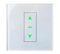CAIONPLE Tuya Interrupteur tactile intelligent WiFi connecté aux rideaux électriques, stores, volets roulants, compatible avec