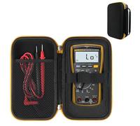 CAIOVSE Étui rigide pour multimètre numérique Fluke 117/115/116/114/113/177/178/179/233, compatible avec Fluke 101/106/107/F15B+F17B+F18B+, boîte de rangement de protection portable (étui uniquement)