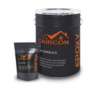 CAIRCON Peinture résine carrelage cuisine, salle de bain - sol et mur Gris silex - 2,5Kg