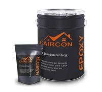 CAIRCON Peinture Résine Epoxy pour Sol Garage Revêtement Cave Béton - Gris basalte 2,5kg