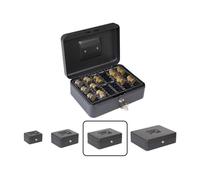Caisse à monnaie - ARREGUI - Elegant Cash C9644-EUR - Acier - Portable - Noir