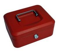 Caisse à monnaie, (L)300 x (P)240 x (H)90 mm, rouge