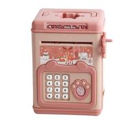 Caisse à monnaie moderne pour enfants avec empreintes digitales - Solution de rangement pour la maison et l'utilisation - Facile à utiliser - Tirelire pour chambre à coucher et pièces de monnaie