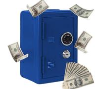 Caisse à monnaie pour - Casier pour espèces - Boîte de rangement | Design de roue de mot de passe, cadeaux pour anniversaire, Noël, Nouvel An