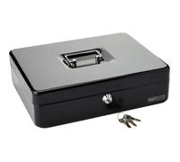 Rapesco Caisse à monnaie 30 cm – Métal, 5 compartiments – Noir