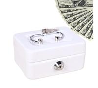 Caisse à monnaie verrouillable pour petites entreprises - Casier à monnaie avec clés, caisses à monnaie et caisses à chèques, mini coffre-fort pour la sécurité de l'argent liquide