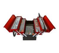 Caisse à outil Kraft Müller KM-85PCS ROUGE NOIR en métal ultra résistante 85 outils Chrome Vanadium, Tournevis, Pince G