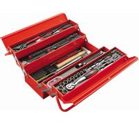 Caisse à outil métallique + 113 Outils maintenance SAM OUTILLAGE - CP-113BOX