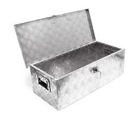 Caisse à outils Aluminium 760x320x245mm Malle de transport Boite à outils Malette de rangement