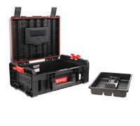 Caisse à outils avec porte-outils modulaire PRO Construction renforcée plastique