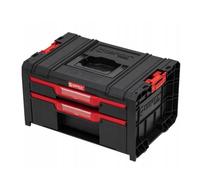 Qbrick System PRO Drawer 2 Toolbox 2.0 Basic empilable 450 x 310 x 244 mm 4,5 l 9,5 l IP54 avec deux tiroirs 5 séparateurs