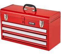 Caisse à outils Caisse à outils 3 tiroirs 520x218mm rouge