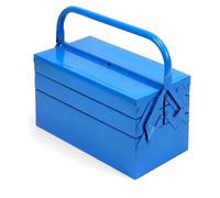 Caisse à outils - Caisse à outils métallique - 400 x 200 x 200 mm - Fer épaissi - Avec poignée ergonomique - Pour transport et rangement
