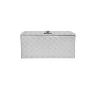 MonsterShop Coffre à outils aluminium 102 L – Verrouillable 2 clés – 810×370×1020 mm