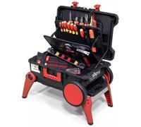 Caisse à outils électricien XXL (80 outils) sur roues - WIHA 45734