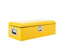 Caisse à outils pour pick-up - LUNSY - Acier durable - Tôle larmée - Serrures à clé - Poignée latérale - 51x30,5x25 cm