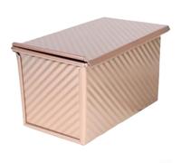Caisse à Pain Métal Ondulé pour Toast Parfait(450g) | pour surface antiadhésive, libération pour facile, nettoyage rapide, acier , usage quotidien