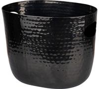Caisse à vin en aluminium aspect fonte - Modèle Einweck pour 1 à 2 bouteilles - Dimensions : 255 x 19 x 20 cm