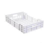 Caisse ajourée 600 x 400 x 135 mm 25 L - blanc