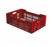 Caisse ajourée 600 x 400 x 200 mm 40 Litres - Rouge