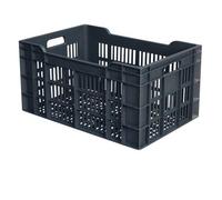 Caisse ajourée 600 x 400 x 300 mm 60 L - gris