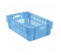 Caisse ajourée empilable 600x400 37 L - bleu