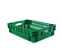 Caisse alimentaire ajourée empilable emboitable 27 litres en plastique