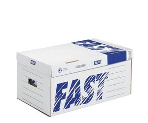 Caisse archive Fast kraft blanc
