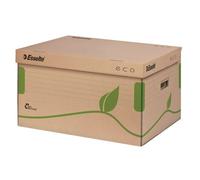 Caisse archives carton Esselte - H 24,2 x L 34,5 x P 43,9 - Marron