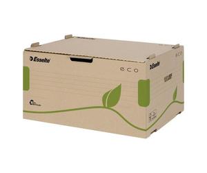 Caisse archives carton ESSELTE - marron