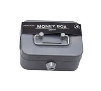Caisse Avec Serrure aisse Métallique Verrouillable Min-i Boîte De Sécurité, Tirelire Portative En Métal Avec 2 Clés, Tirelire En Métal Pour Collection Quotidienne De Pièces De Monnaie