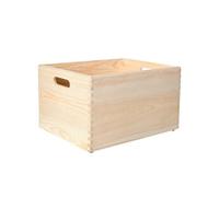 Caisse Bois Rangement 40 x 30 x 24 cm Boï¿½te de Rangement Bois Cuisine