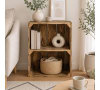 Caisse d’étagère pour Chaussures, Livres, cagette à Fruits, cagette à vin, cagette de décoration en Bois Massif