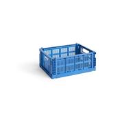 Caisse de rangement Colour Crate, taille moyenne, bleu électrique