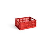 Caisse de rangement Colour Crate, taille moyenne, Rouge