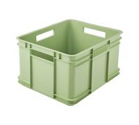 keeeper Caisse de rangement empilable Euro-Box XL Bruno Eco 28 L 43×35×24 cm avec poignées Vert