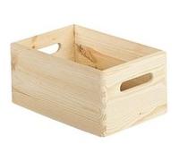 Astigarraga Caisse de rangement Boîte multiusage Pin naturel 30 x 20 x 14 cm