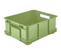 keeeper Caisse empilable en plastique Bruno Eco Line Euro-Box L 20 L avec poignées Vert