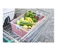 Keeeper Casier de rangement pliable Léa 32 L 48,5×35×23,5 cm poignées souples Bleu