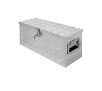 ECD Germany Caisse de Transport en Aluminium - 73 x 24 x 32 cm - 52 Litres - Valise Coffre de Rangement Boîte à Outils - Verrouillage avec 2 Clés - Stockage Matériaux - Résistant à la Corrosion