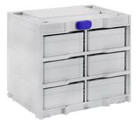 Caisse de transport Tanos Systainer³ Rack/6 M 337 83000878 plastique ABS (l x H x P) 396 x 330 x 296 mm