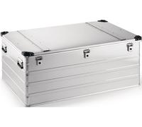Caisse en aluminium L1192xl790xH515mm 415 l avec fermeture à clapet et coins de gerbage