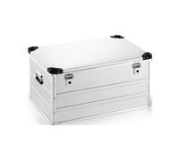 Caisse en aluminium L782xl585xH410mm 157 l avec fermeture à clapet et coins de gerbage