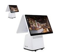 Caisse Enregistreuse, Caisses Enregistreuses, Caisse Enregistreuse Tactile | Écran Tactile 15.6", 8Go RAM, 128Go SSD, Refroidissement Puissant, Angle Réglable, pour Magasins(Dual screen)